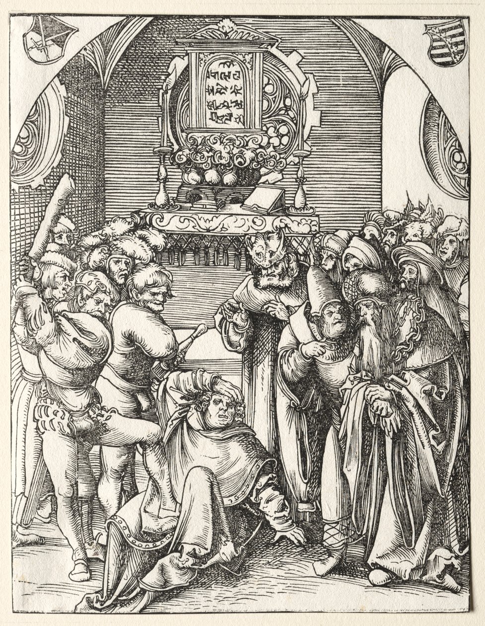 Męczeństwo św. Judasza Tadeusza autorstwa Lucas Cranach