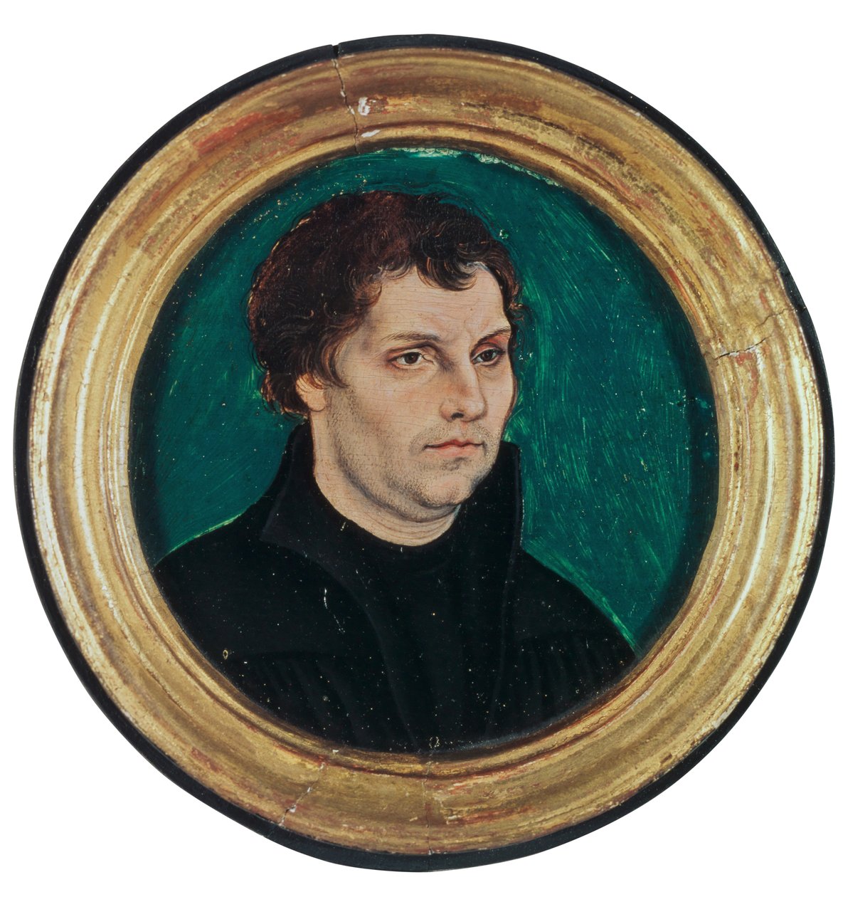 Portret Marcina Lutra, 1525 autorstwa Lucas Cranach the Elder