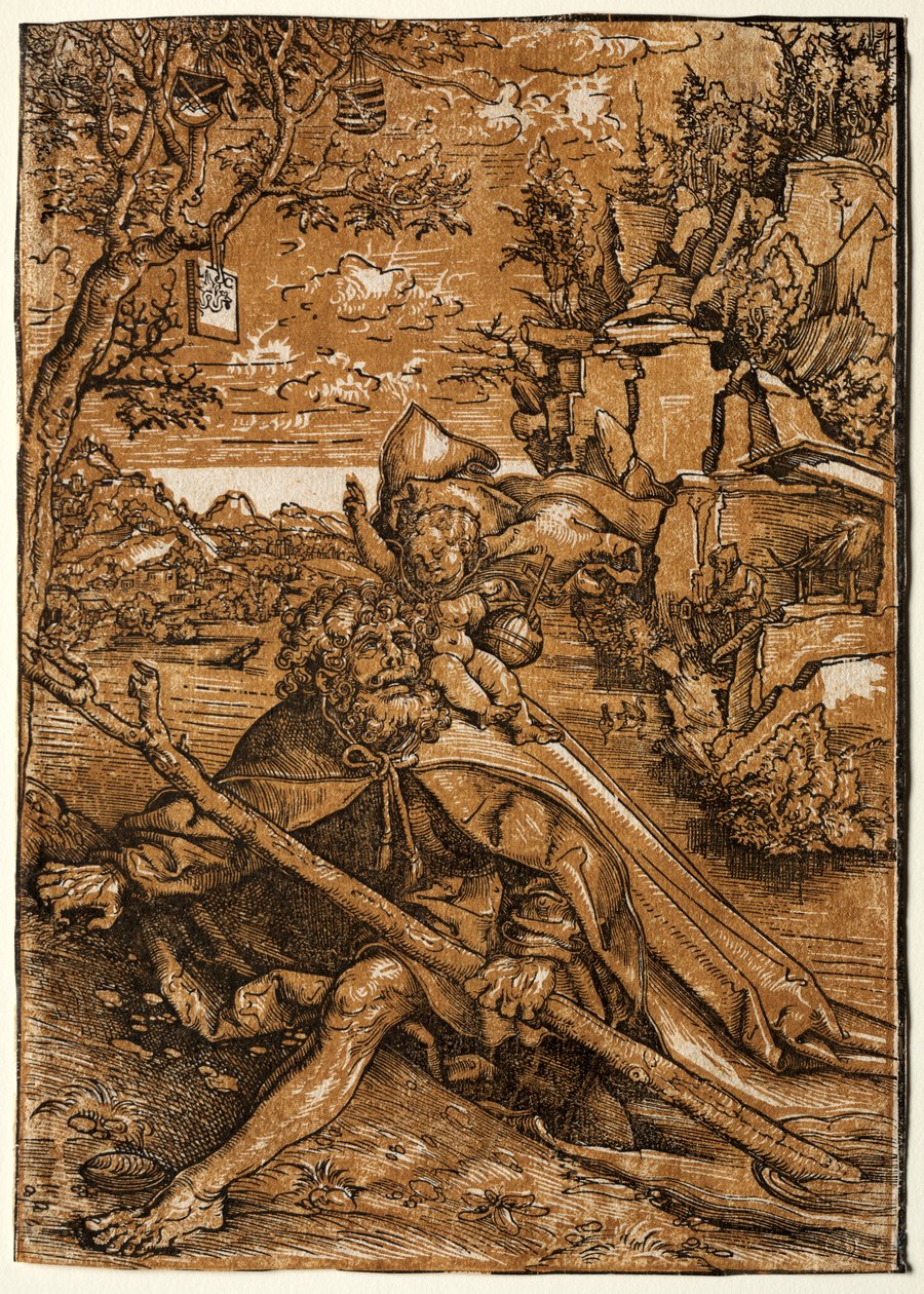 Święty Krzysztof autorstwa Lucas Cranach