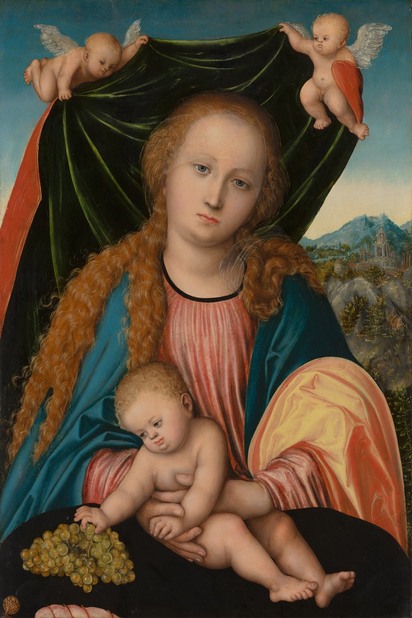 Dziewica z Dzieciątkiem, c. 1515-20 autorstwa Lucas Cranach