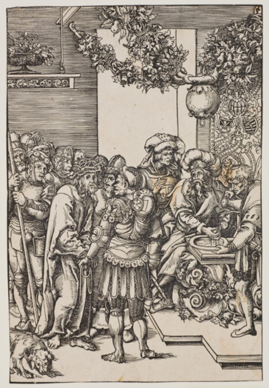 Piłat myje ręce autorstwa Lucas Cranach d.Æ.