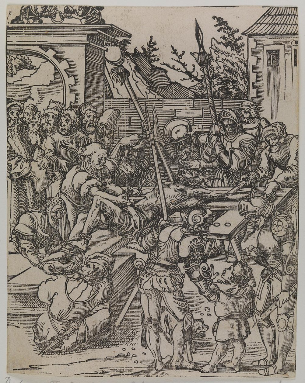 Męczeństwo św. Bartłomieja autorstwa Lucas Cranach d.Æ.