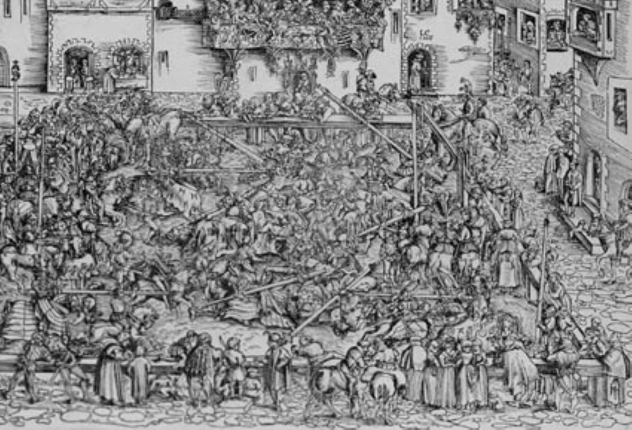 Turniej - 1 autorstwa Lucas Cranach d.Æ.