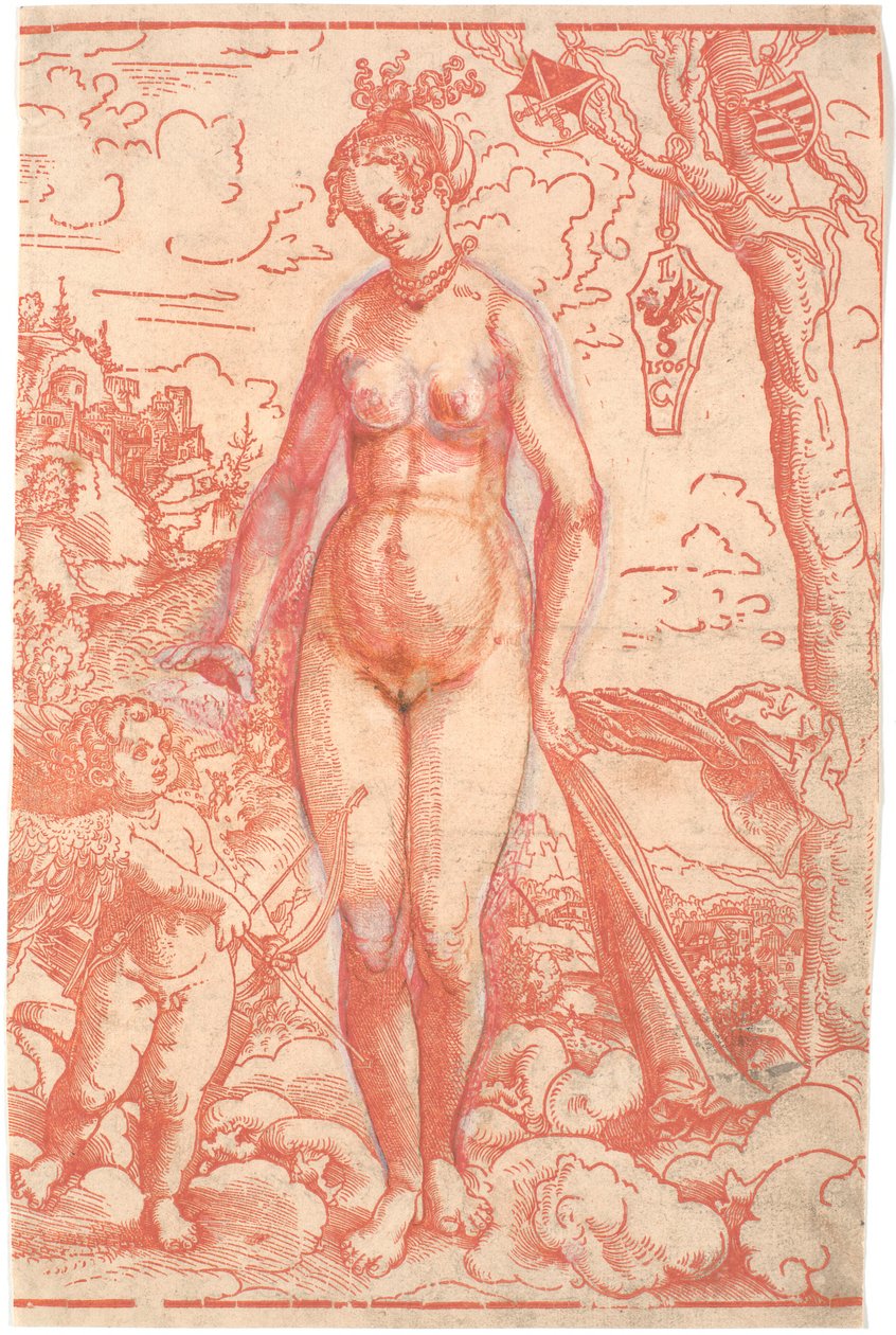 Wenus i Kupidyn autorstwa Lucas Cranach d.Æ.