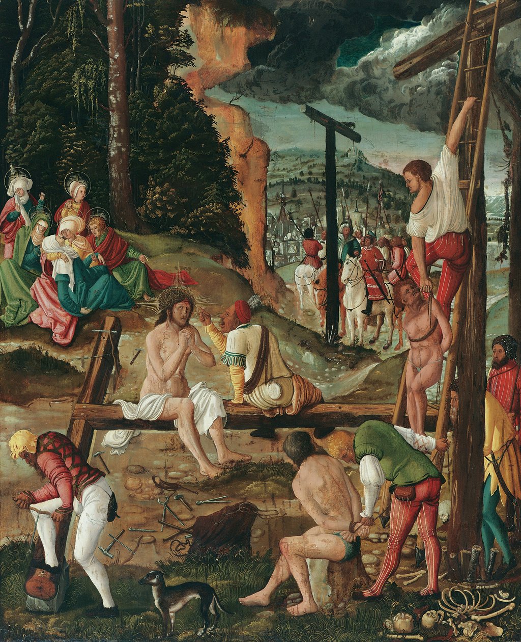 Przed ukrzyżowaniem Chrystusa (Chrystus w cierpieniu) autorstwa Lucas Cranach d. Ä.