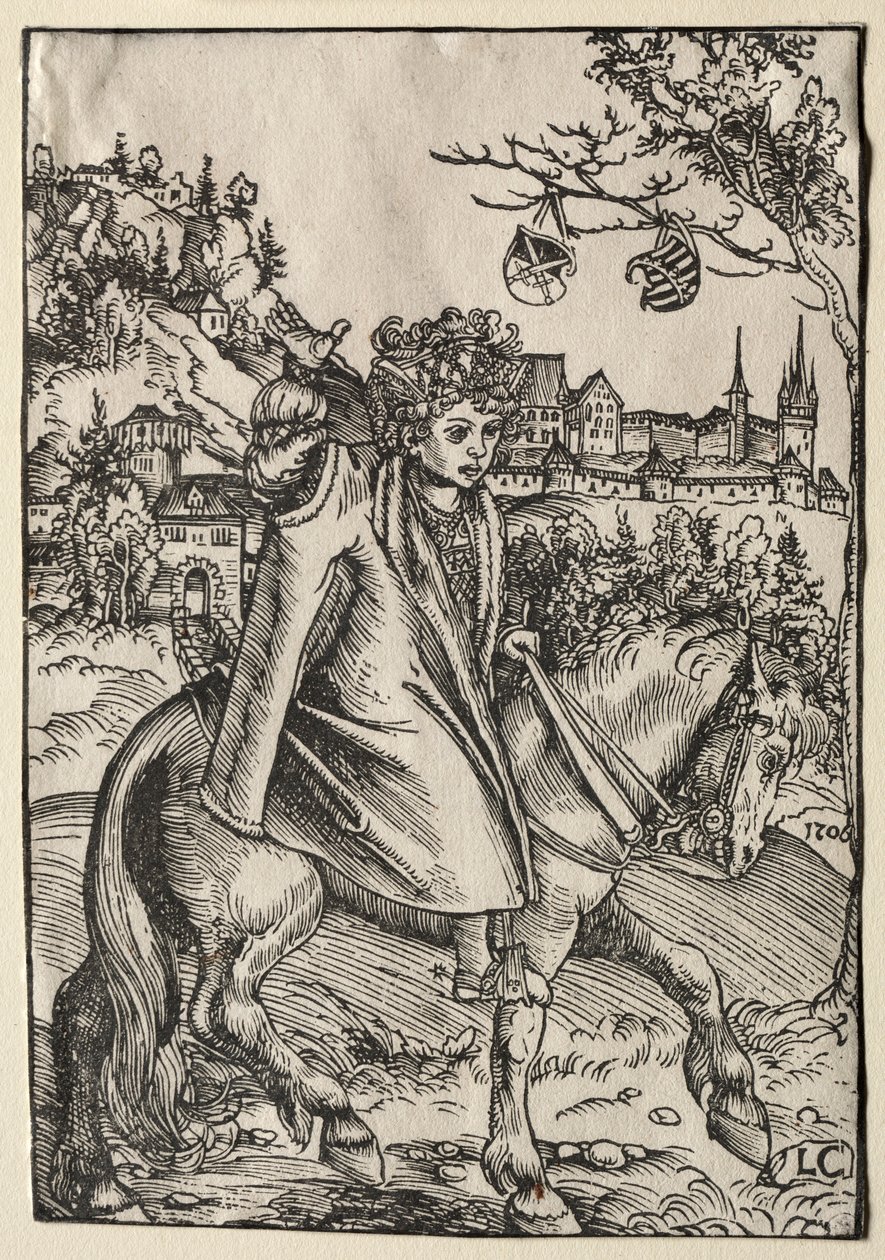 Chłopiec na koniu, 1506. autorstwa Lucas Cranach the Elder
