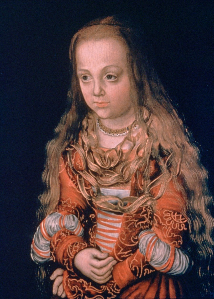 Księżniczka Saksonii, c1517 autorstwa Lucas Cranach the Elder