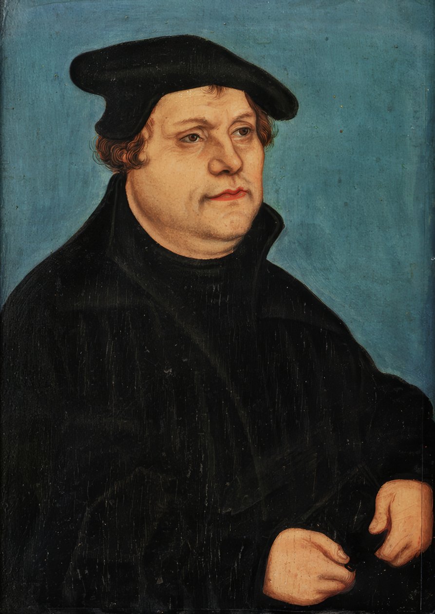 Portret Marcina Lutra autorstwa Lucas Cranach the Elder