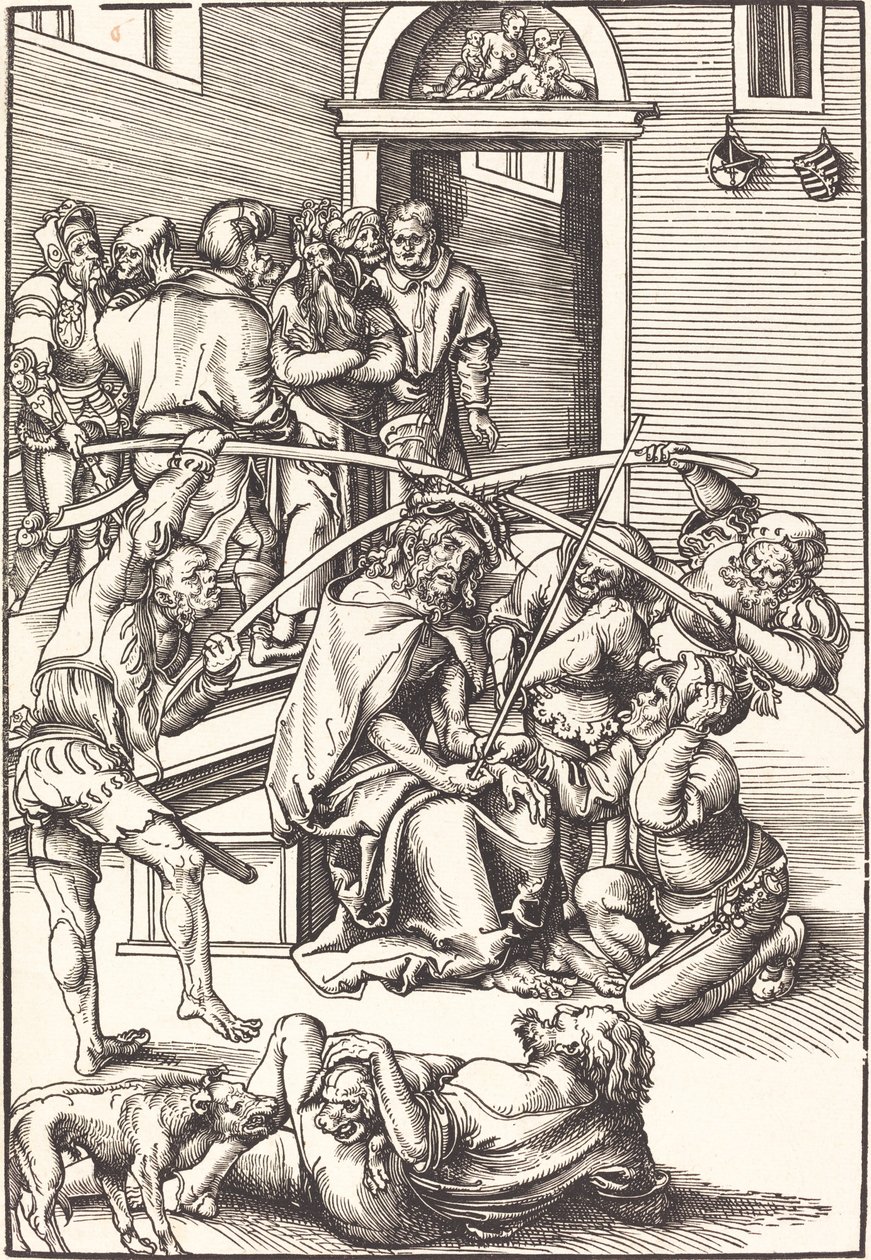 Chrystus ukoronowany cierniem autorstwa Lucas Cranach the Elder