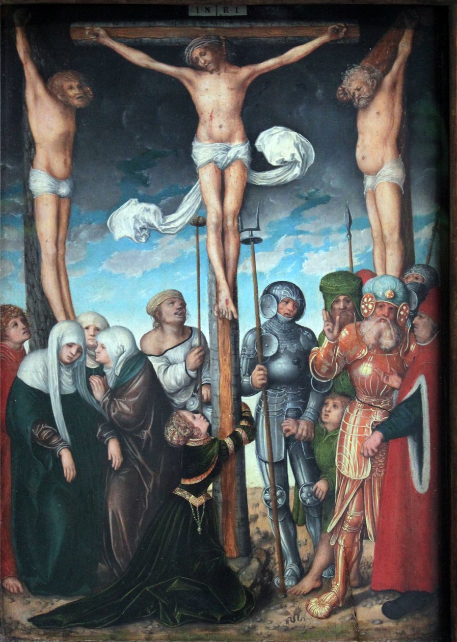 Ukrzyżowanie autorstwa Lucas Cranach the Elder