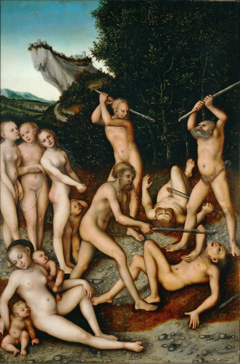 Owoce zazdrości (Srebrny Wiek) autorstwa Lucas Cranach the Elder