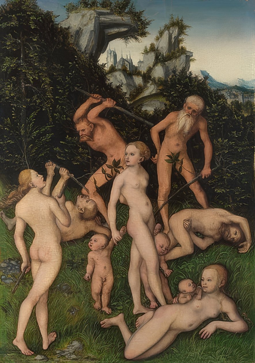 Koniec epoki srebra (?). Około 1530 r. autorstwa Lucas Cranach the Elder