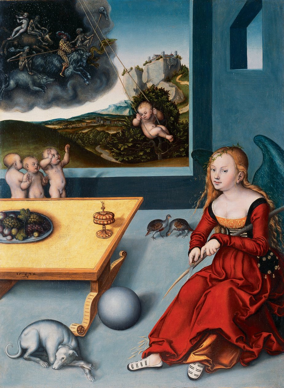 Francuski: La Mélancolie Melancholia autorstwa Lucas Cranach the Elder