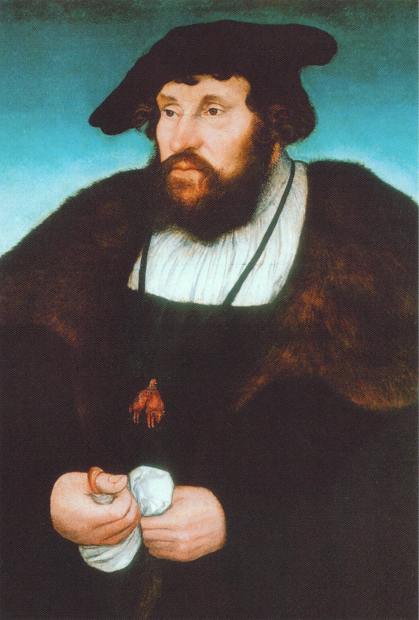 niemiecki: Bildnis Christians II., König von Dänemark Portret Christiana II., króla Danii autorstwa Lucas Cranach the Elder