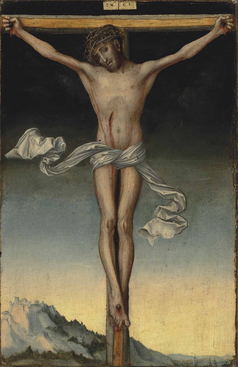 Niemiecki: Christus am Kreuz Chrystus na krzyżu autorstwa Lucas Cranach the Elder