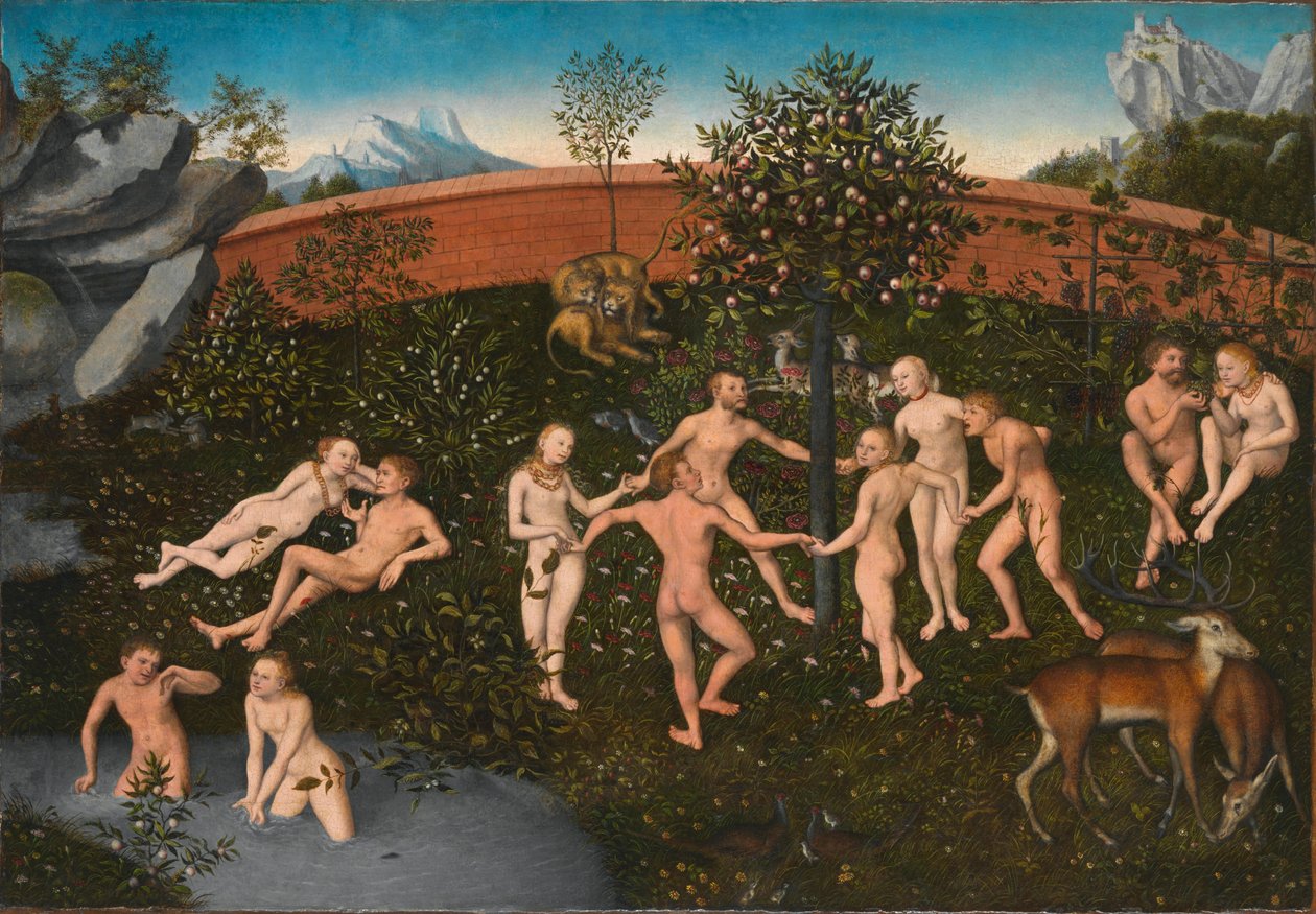 Niemiecki: Das Goldene Zeitalter Złoty wiek autorstwa Lucas Cranach the Elder