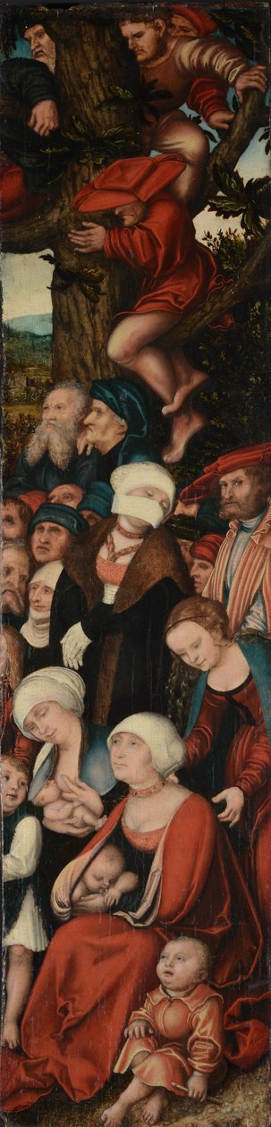 niemiecki: Die Predigt Johannes des Täufers Kaznodziejstwo Jana Chrzciciela autorstwa Lucas Cranach the Elder