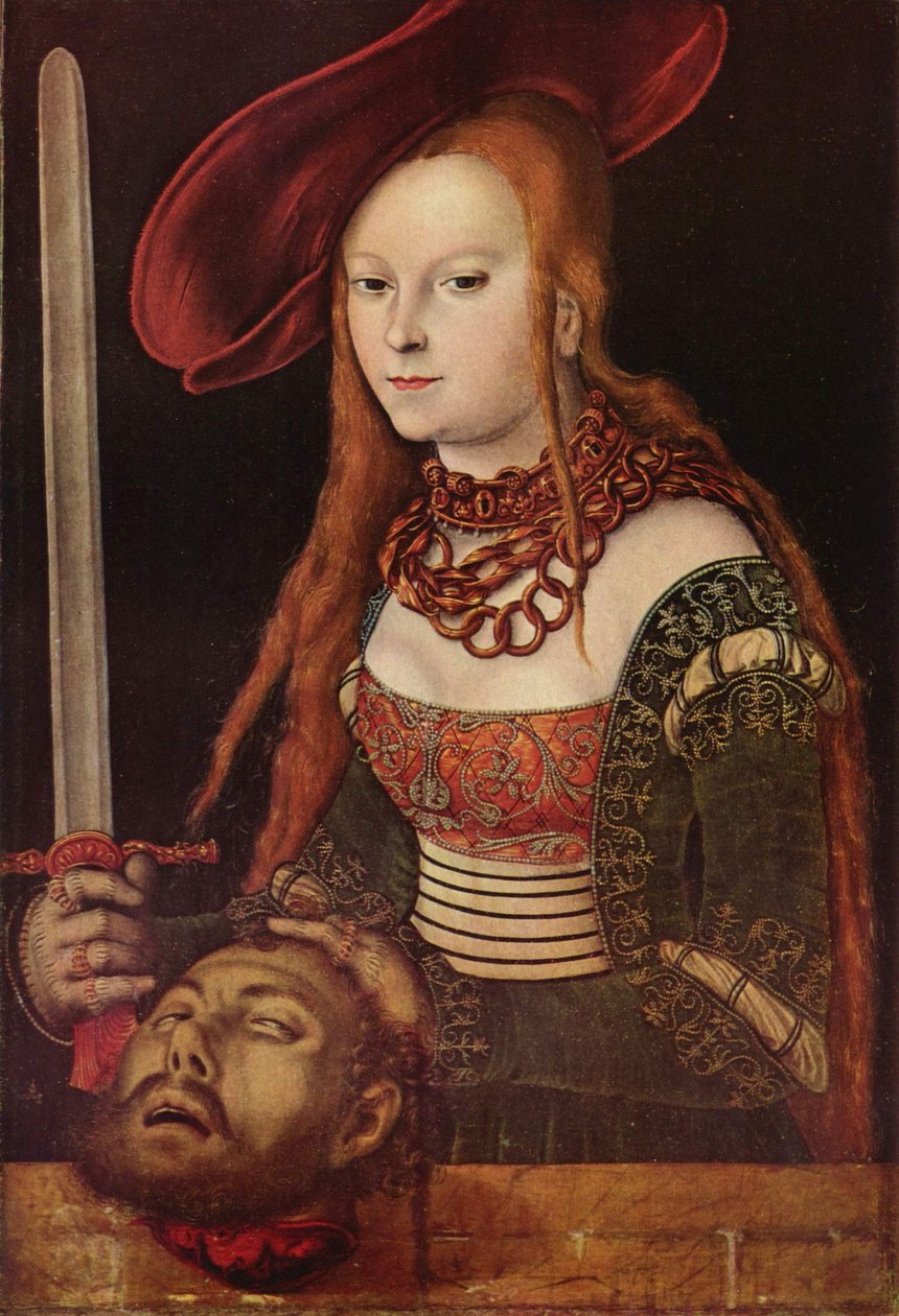 Judyta z głową Holofernesa Judyta z głową Holofernesa autorstwa Lucas Cranach the Elder