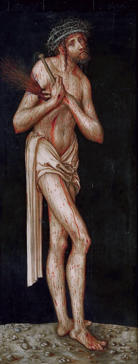 Niemiecki: Sündenfall: Adam Cierpiący Chrystus autorstwa Lucas Cranach the Elder