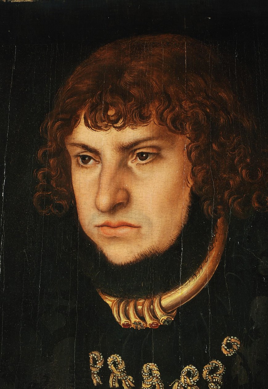 Jan Niezłomny, elektor Saksonii autorstwa Lucas Cranach the Elder