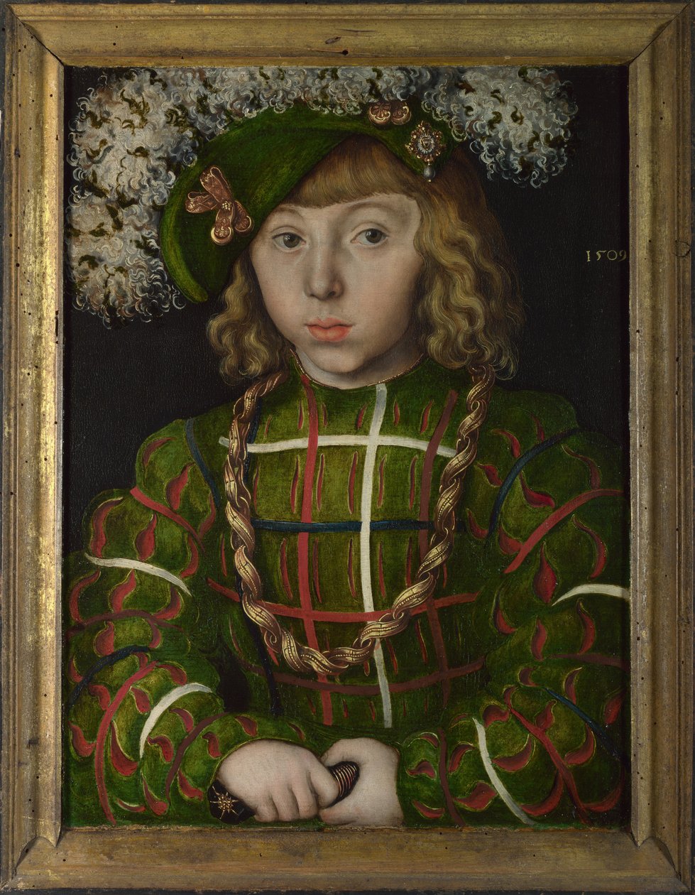 Jan Fryderyk I, elektor saski 1503-1554, 1509 autorstwa Lucas Cranach the Elder