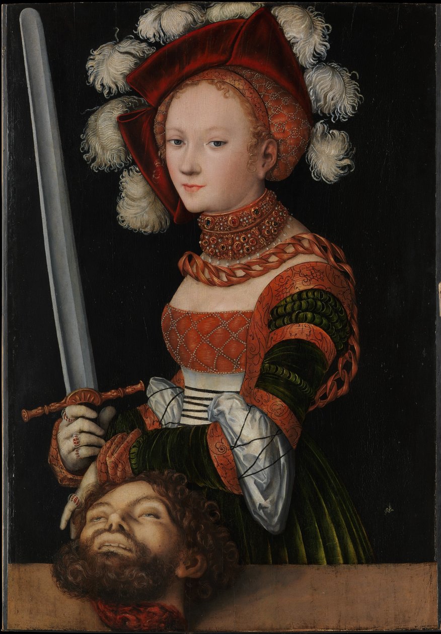 Judyta z głową Holofernesa autorstwa Lucas Cranach the Elder