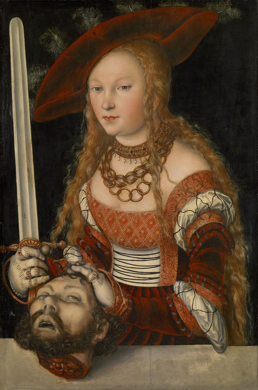 Judyta z głową Holofernesa, ok. 1530 (panel) autorstwa Lucas Cranach the Elder