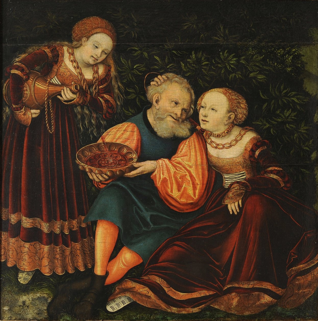 Lot i jego córki autorstwa Lucas Cranach the Elder