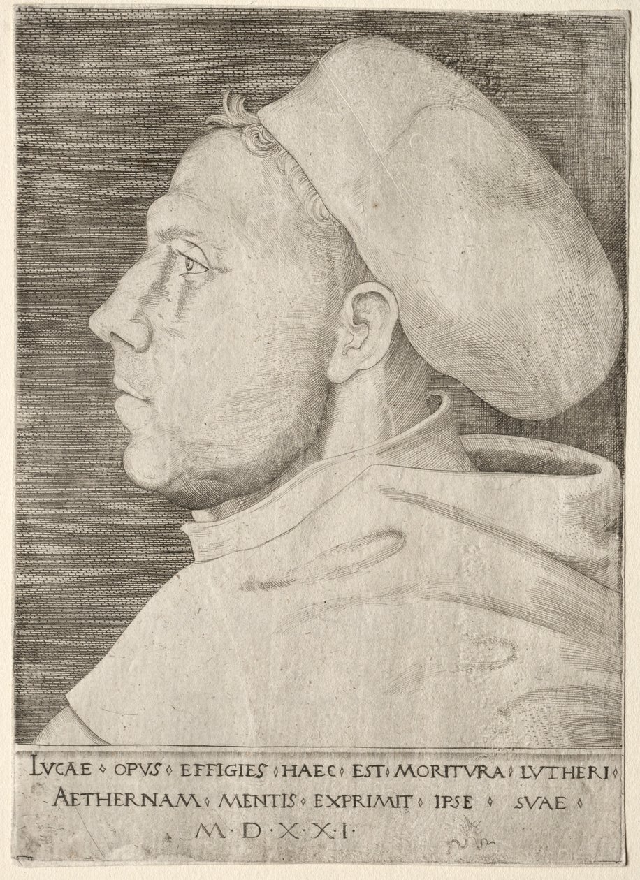 Marcin Luther. autorstwa Lucas Cranach the Elder