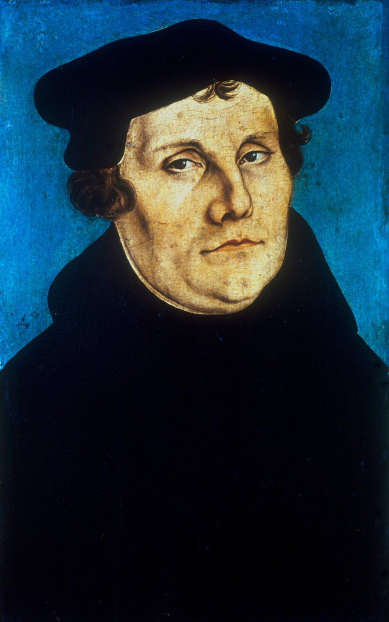 Marcin Luter, niemiecki reformator protestancki, ok. 1529 autorstwa Lucas Cranach the Elder