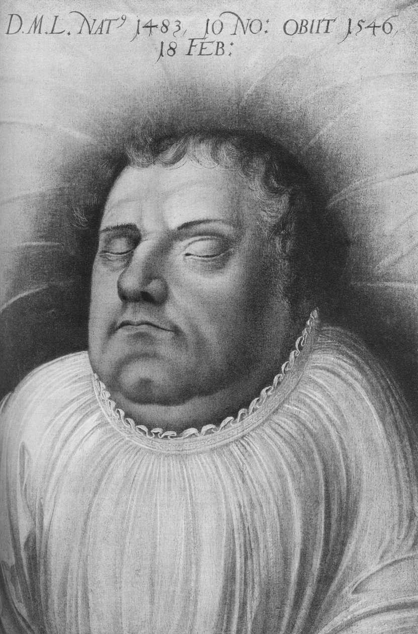 Marcin Luter, niemiecki mnich, ksiądz, profesor teologii i przełomowa postać reformy protestanckiej autorstwa Lucas Cranach the Elder