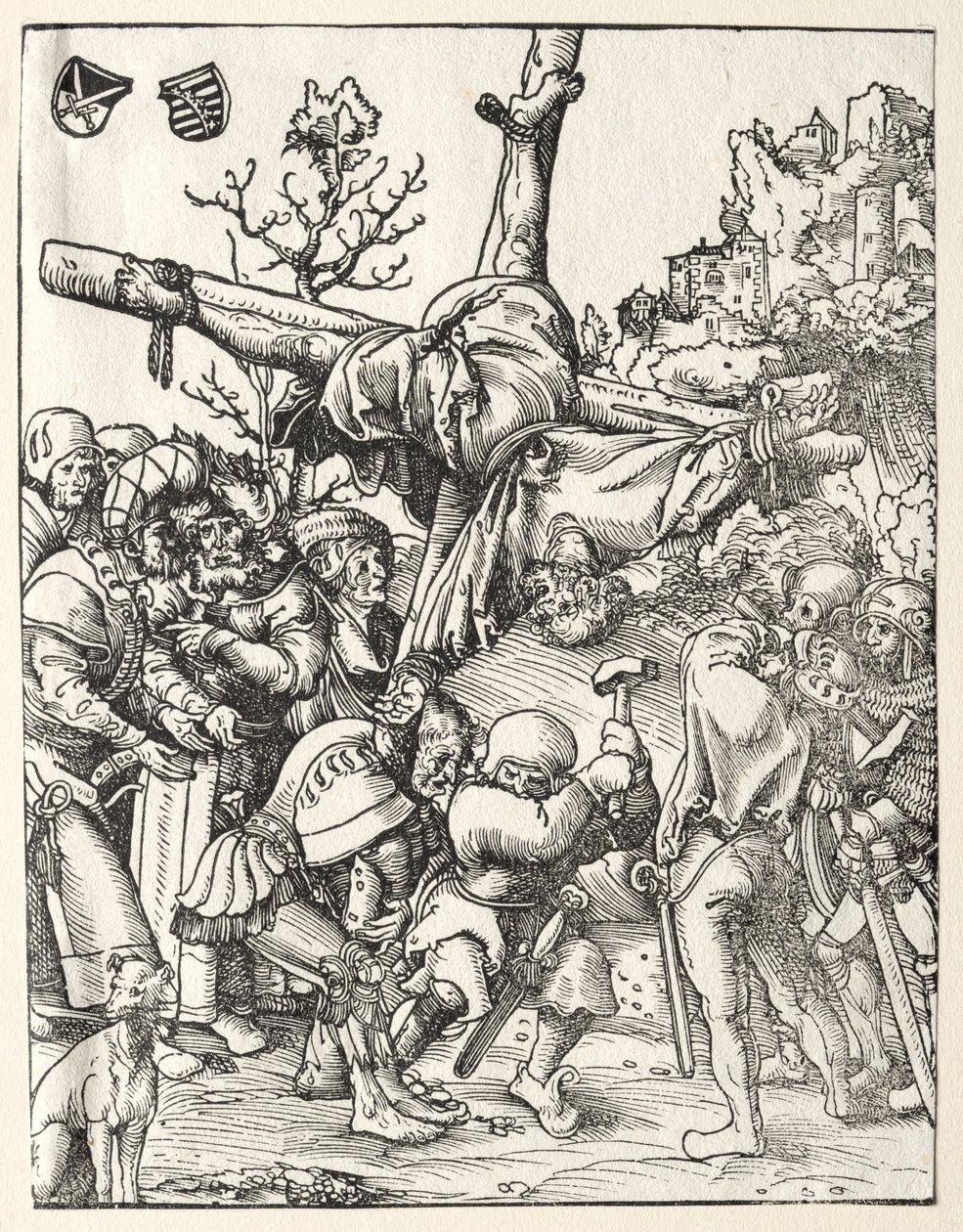 Męczeństwo św. Piotra. autorstwa Lucas Cranach the Elder