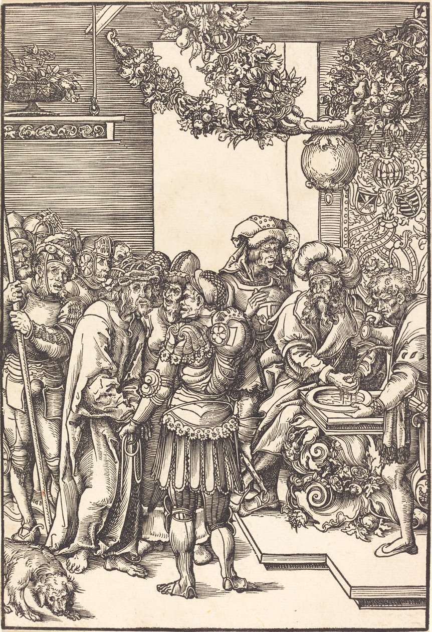 Piłat myje ręce autorstwa Lucas Cranach the Elder