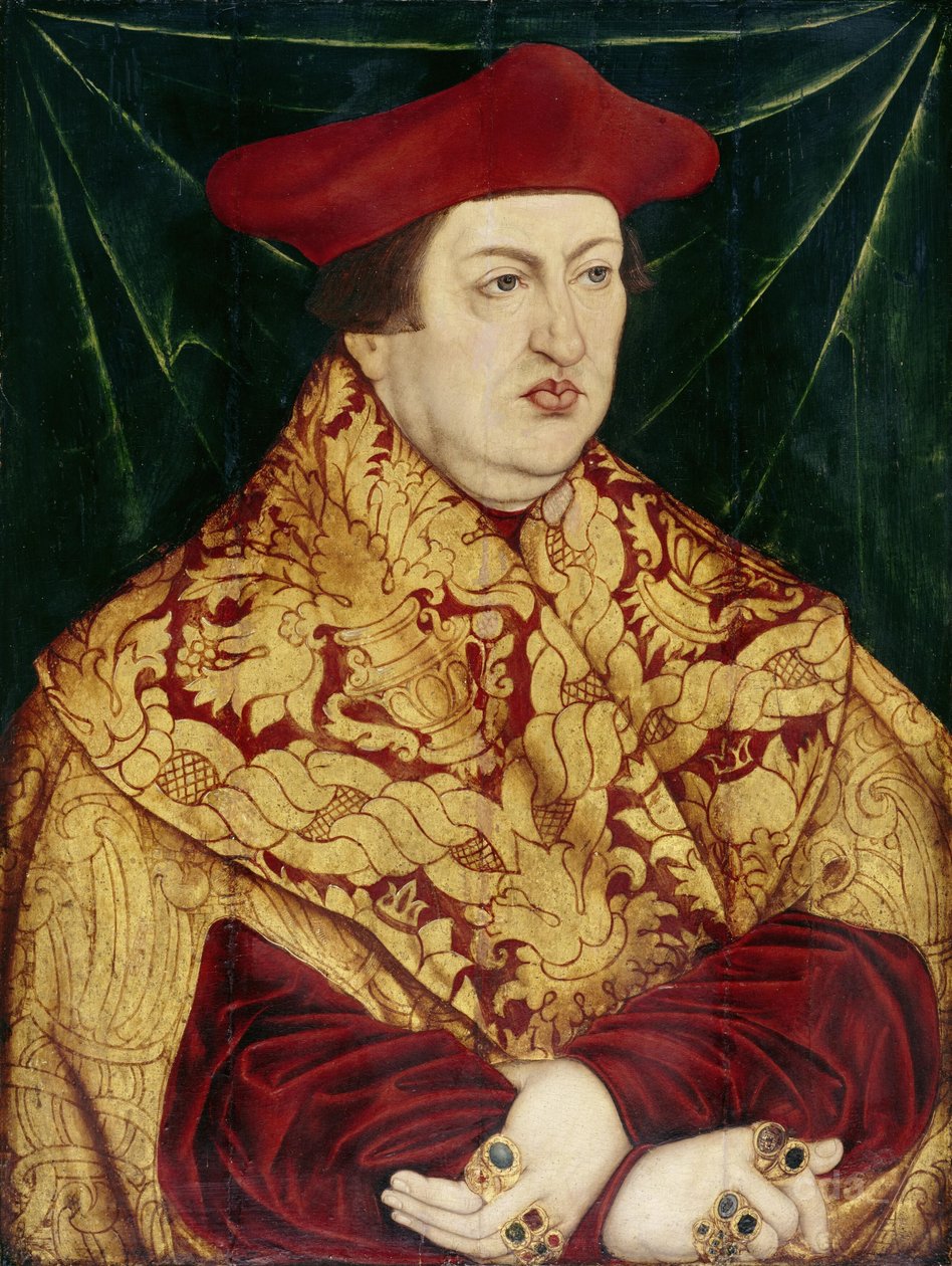 Portret kardynała Albrechta Brandenburskiego autorstwa Lucas Cranach the Elder