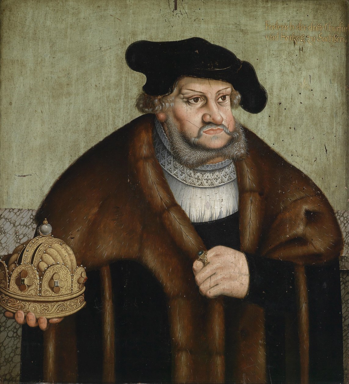 Portret Fryderyka III, elektora saskiego 1463-1525 autorstwa Lucas Cranach the Elder