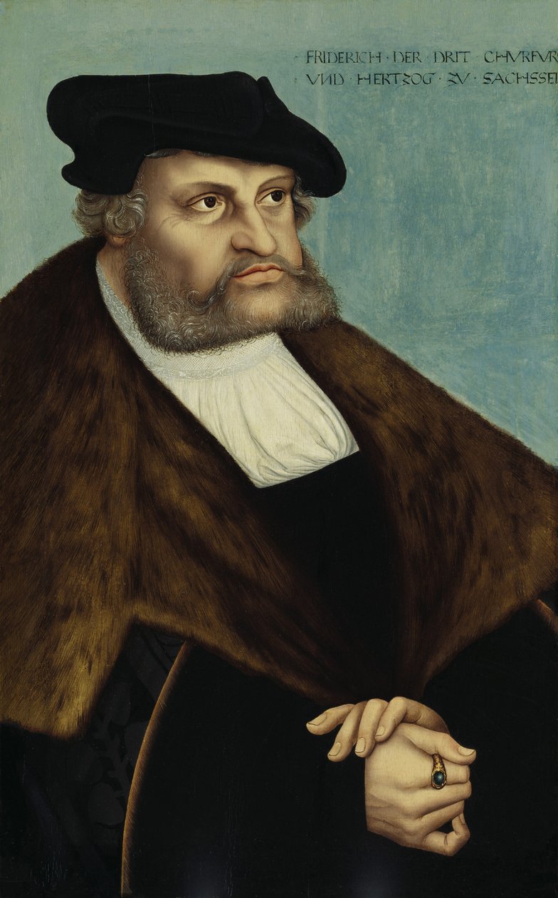 Portret Fryderyka III, elektora saskiego 1463-1525 autorstwa Lucas Cranach the Elder