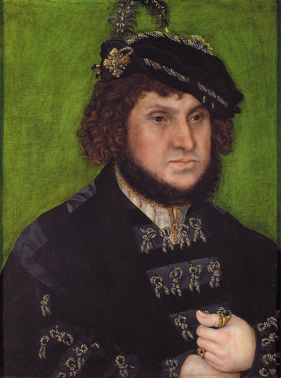 Portret Jana Niezłomnego autorstwa Lucas Cranach the Elder