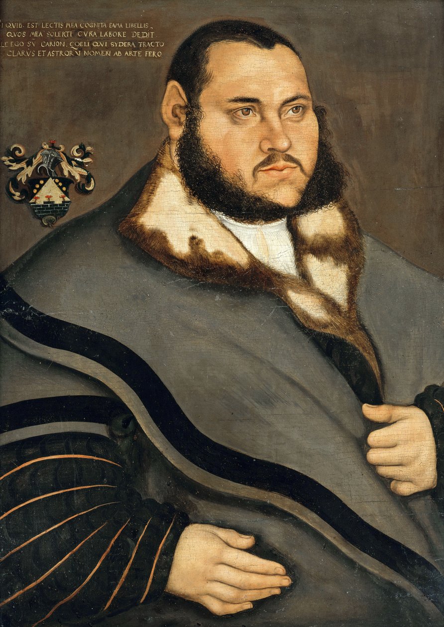 Portret Johannesa Cariona autorstwa Lucas Cranach the Elder