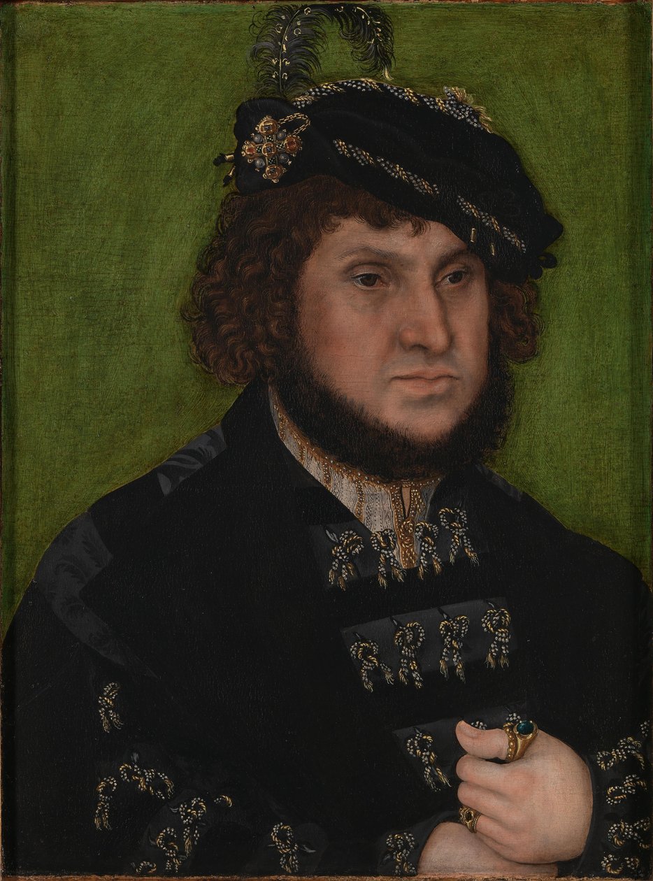 Portret Jana, elektora Saksonii autorstwa Lucas Cranach the Elder