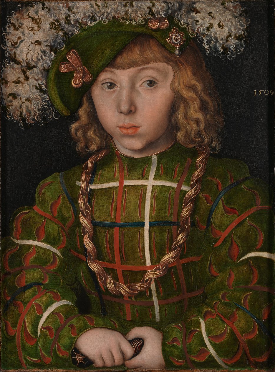 Portret Jana Fryderyka I, wielkodusznego autorstwa Lucas Cranach the Elder