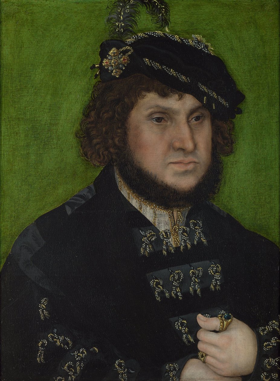 Portret Jana Saksonii 1468-1532, 1509 autorstwa Lucas Cranach the Elder