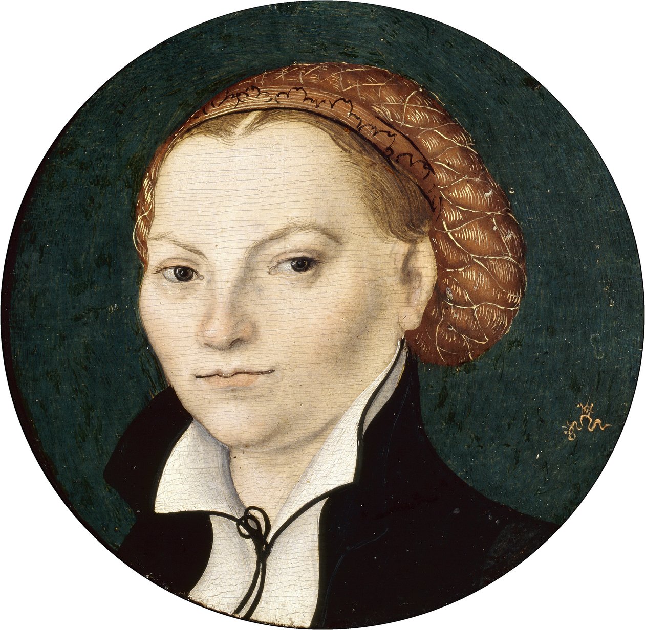 Portret Katarzyny von Bora autorstwa Lucas Cranach the Elder