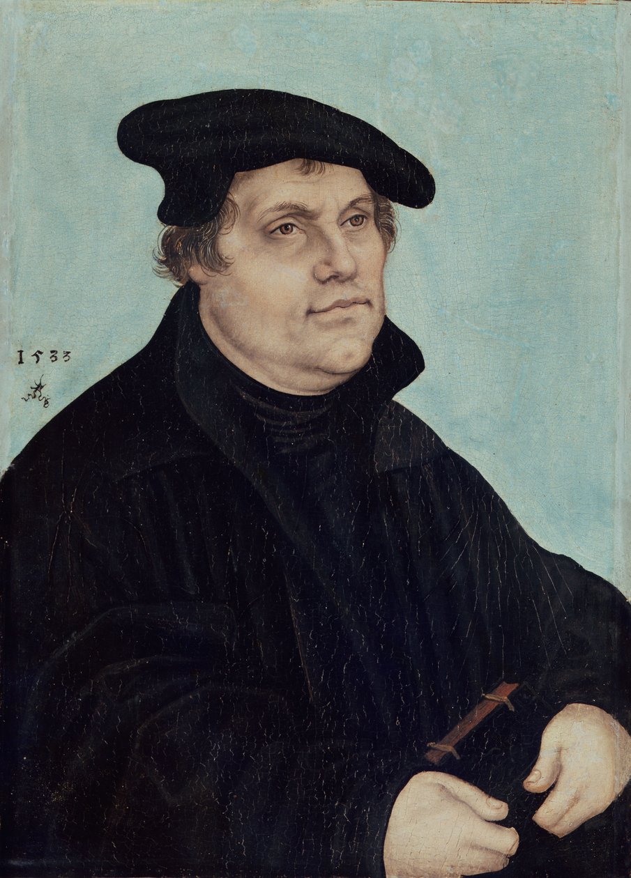Portret Marcina Lutra autorstwa Lucas Cranach the Elder