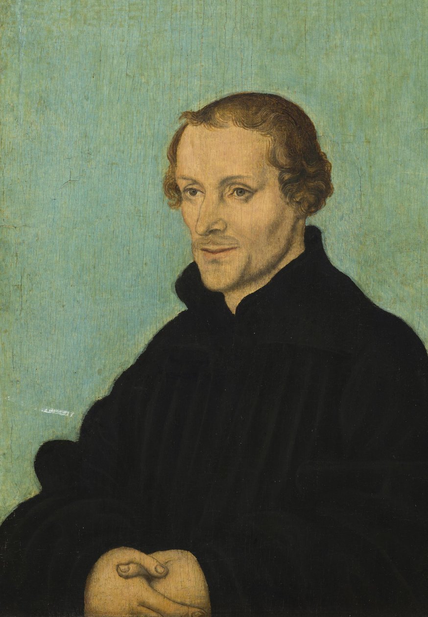Portret Philippa Melanchtona autorstwa Lucas Cranach the Elder