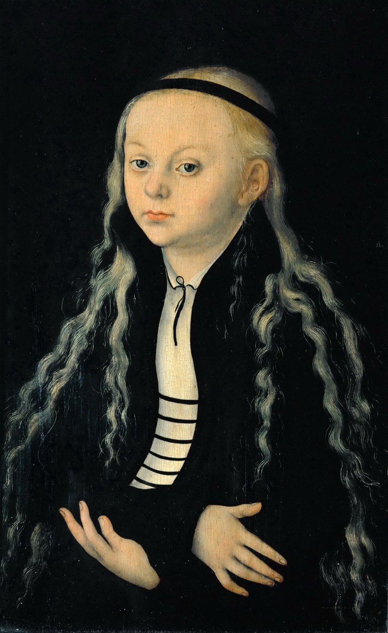Portret młodej dziewczyny (prawdopodobnie portret Magdaleny Luther) autorstwa Lucas Cranach the Elder