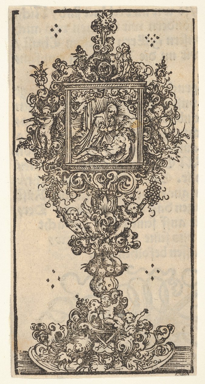 Relikwiarz z Pietą z Wielkiej serii Relikwiarzy Wittenberskich, 1509. autorstwa Lucas Cranach the Elder