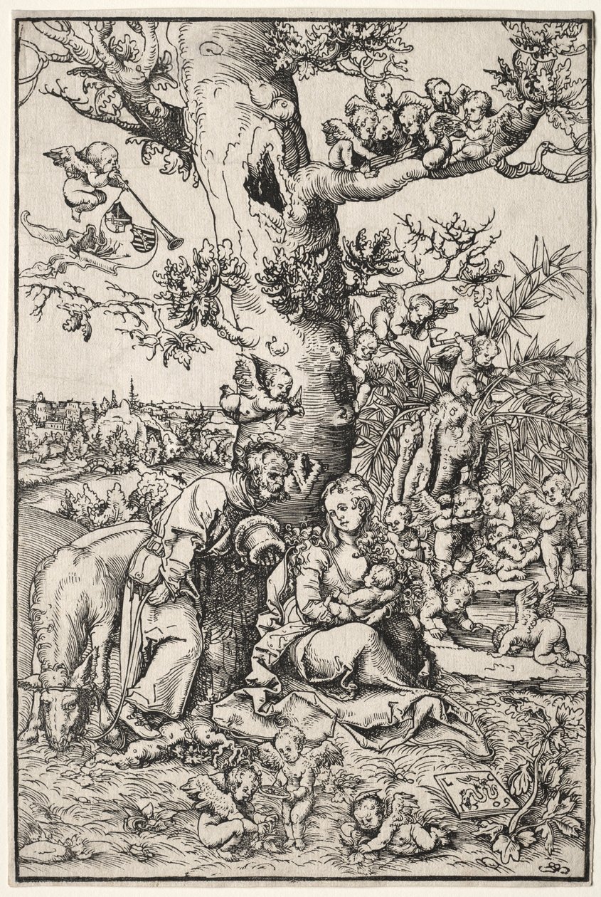 Odpocznij w ucieczce do Egiptu, 1509. autorstwa Lucas Cranach the Elder