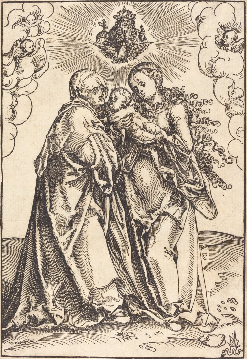 Św. Anna i Dziewica z Dzieciątkiem autorstwa Lucas Cranach the Elder