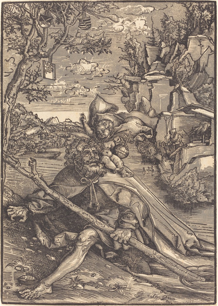 Święty Krzysztof autorstwa Lucas Cranach the Elder