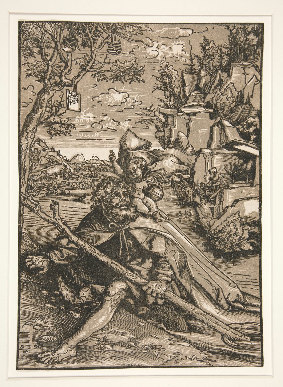 Święty Krzysztof autorstwa Lucas Cranach the Elder